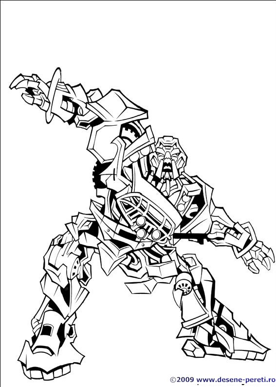 Transformers desene de colorat